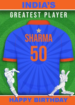 Cricket Legends India's Greatest Player Card