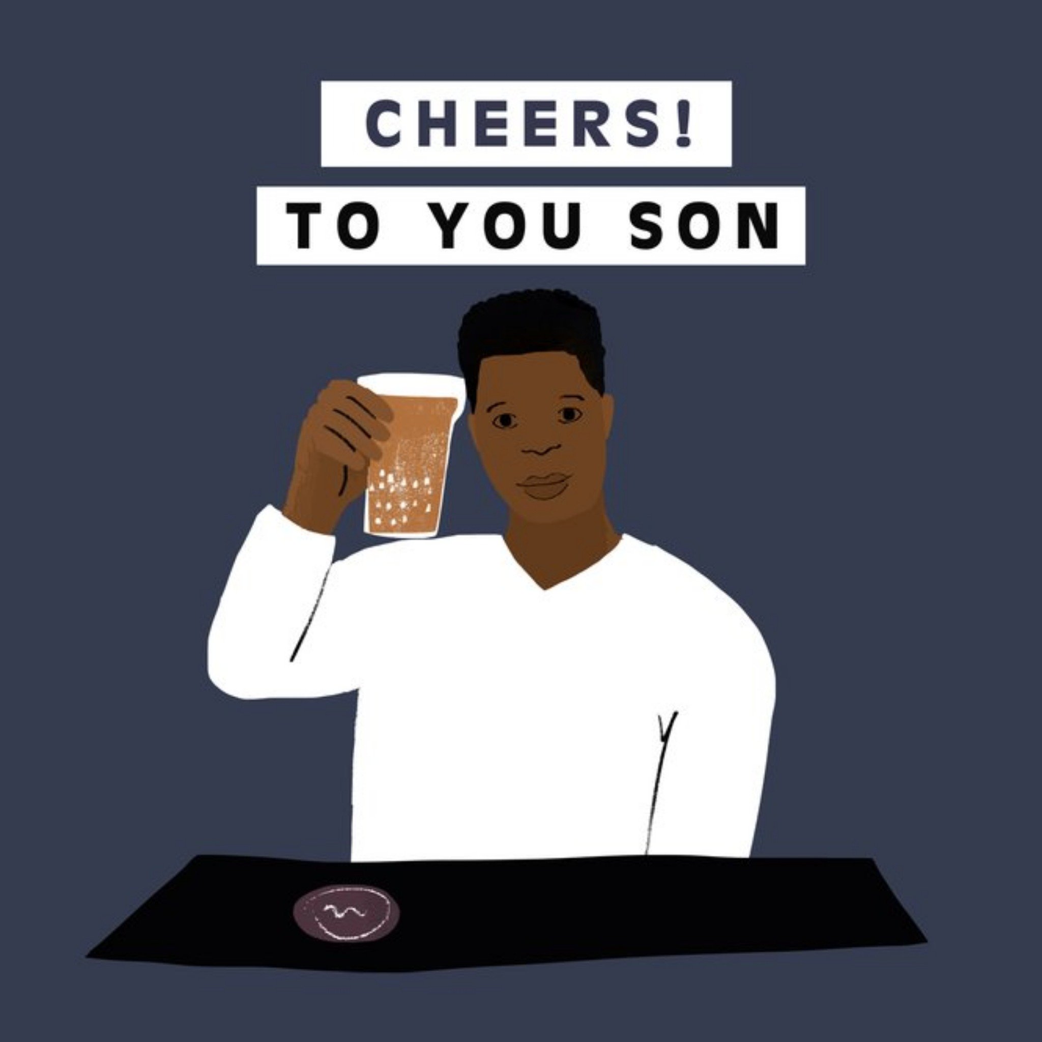 Moonpig Cheers To You Son Birthday Card