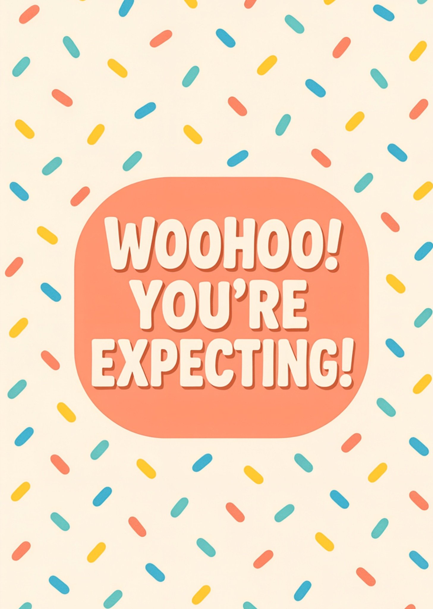 Moonpig Woohoo You're Expecting Card