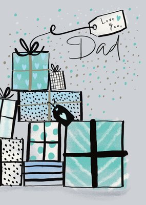 Hallmark Love You Dad Illustrated Card