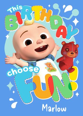 CoComelon Choose Fun birthday Card