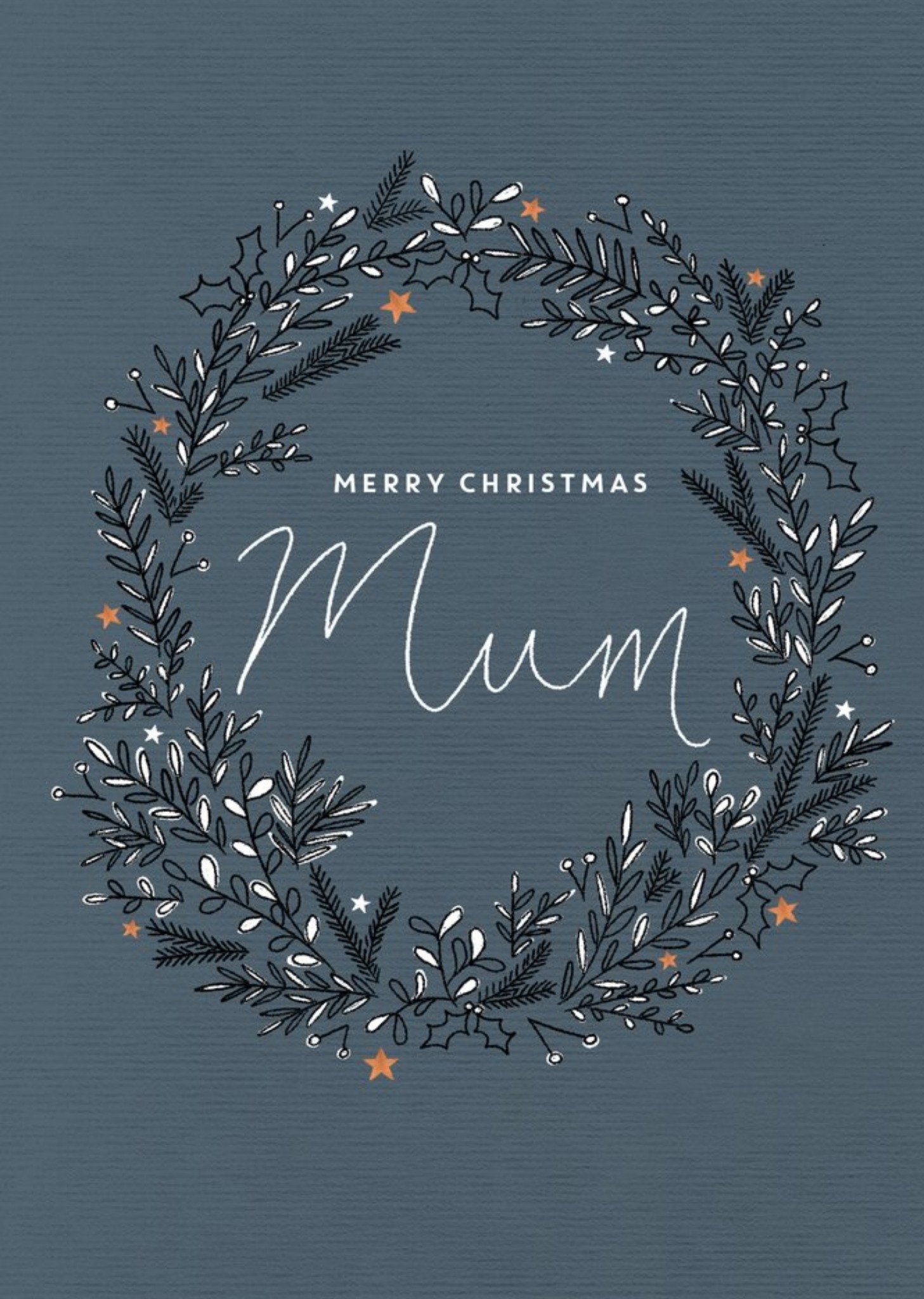 Moonpig Botany Merry Christmas Mum Card