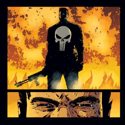 Marvel Knights - The Punisher - Comic Strip - Birthday Card