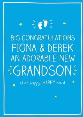 New baby boy congratulations card