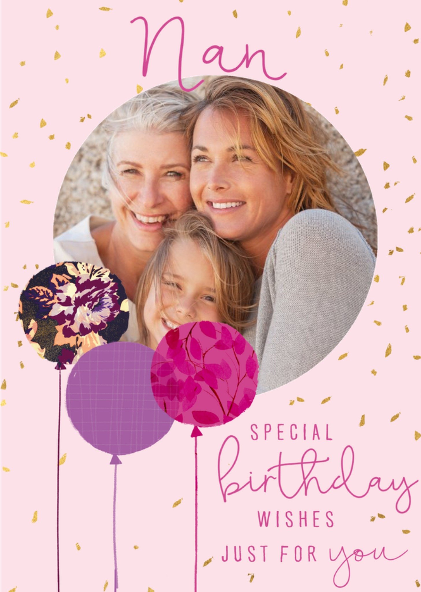 Moonpig Nan Special Birthday Wishes Just For You Card