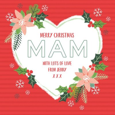 Mam Christmas Card