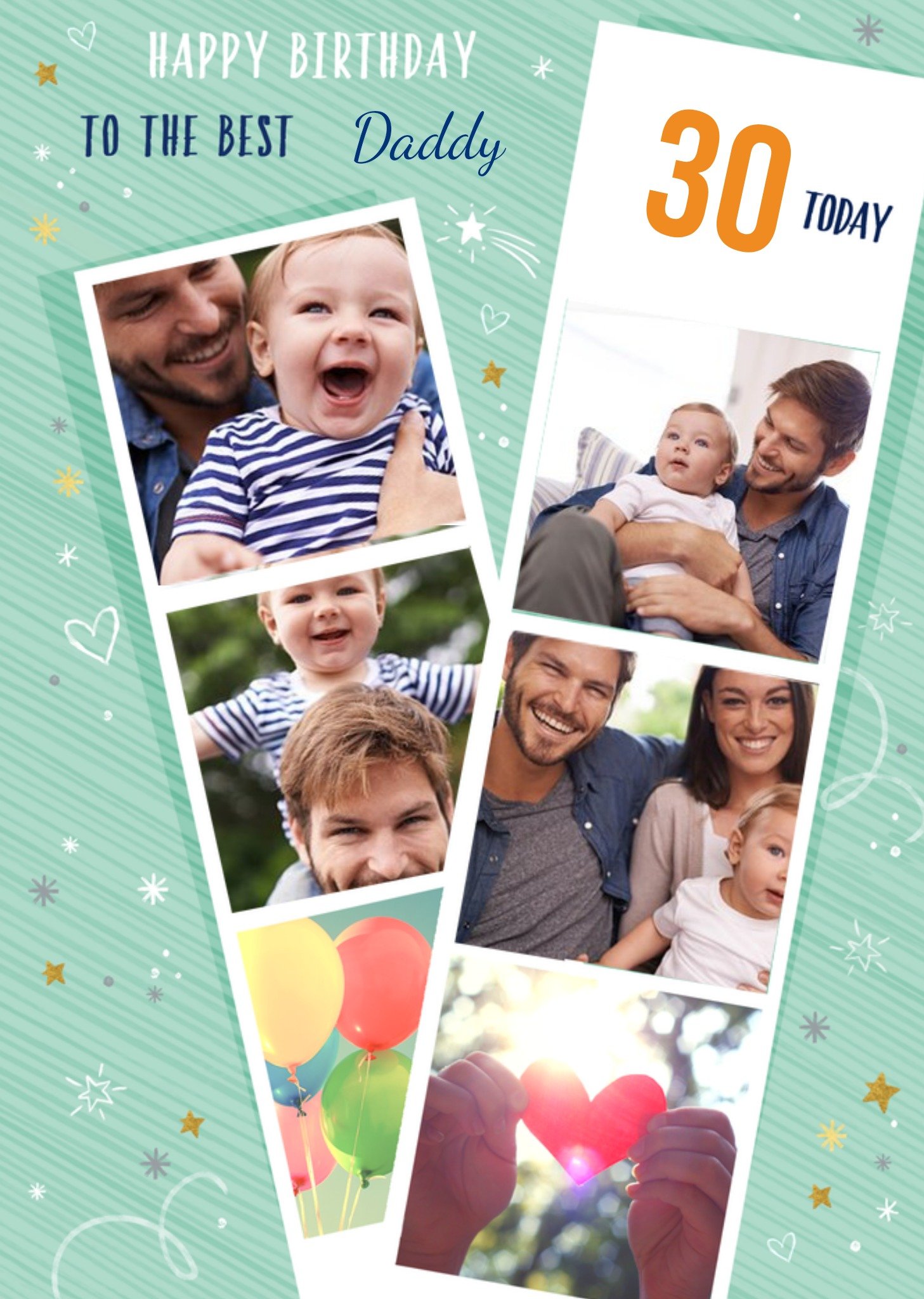 Moonpig Colette Barker Photo Upload Dad Birthday Card