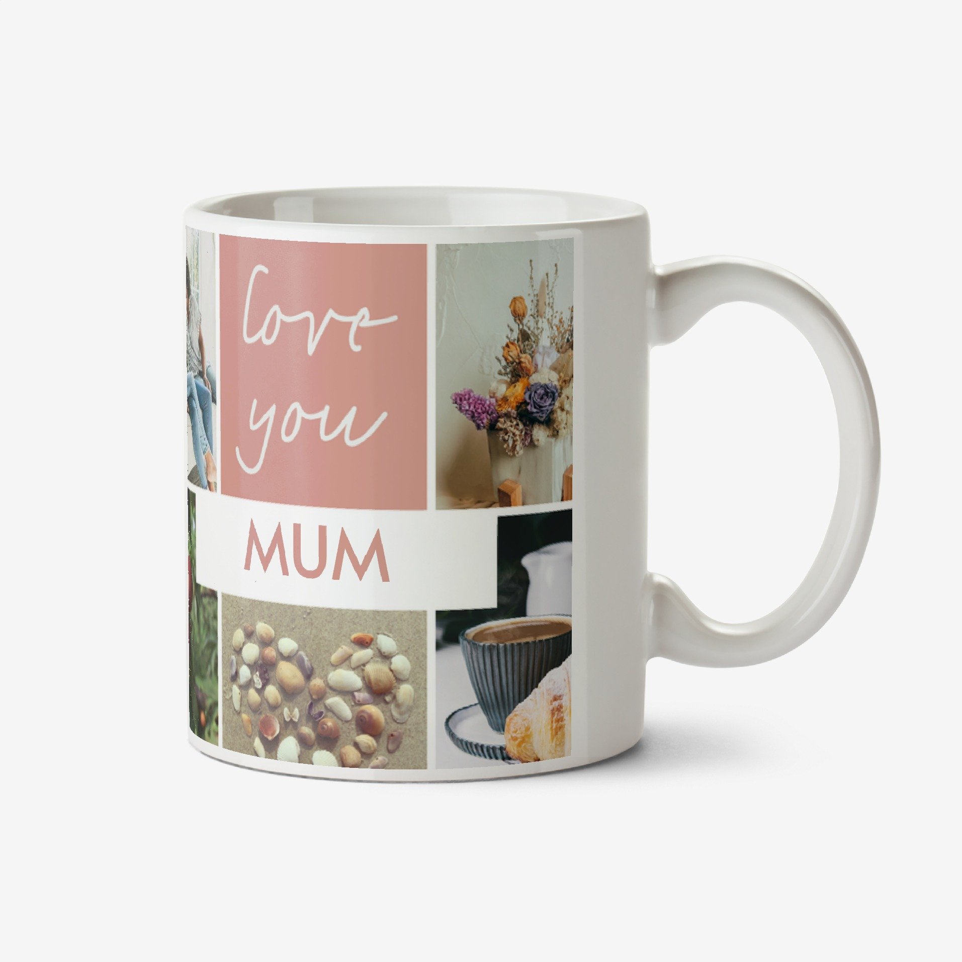 Moonpig Love You Mum Multi Photo Upload Mug