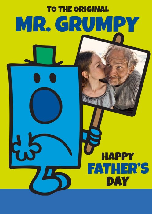 Mr.Grumpy Photo Upload Father's Day Card