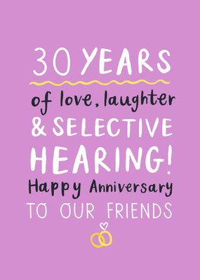 Love & Laughter Anniversary Card