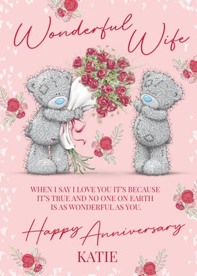 Tatty Teddy Wonderful Wife Anniversary Card