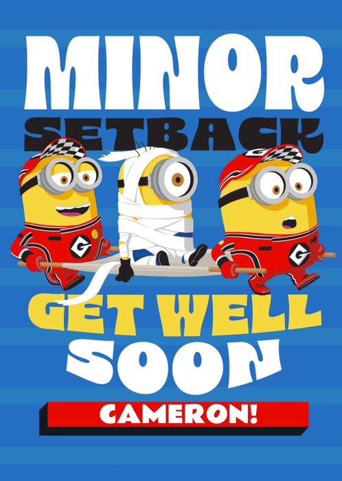 Despicable Me 4 Minor Setback Get Well Soon Card