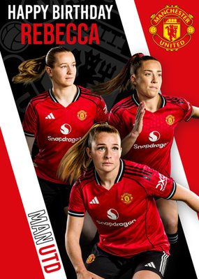 Manchester United Birthday Card