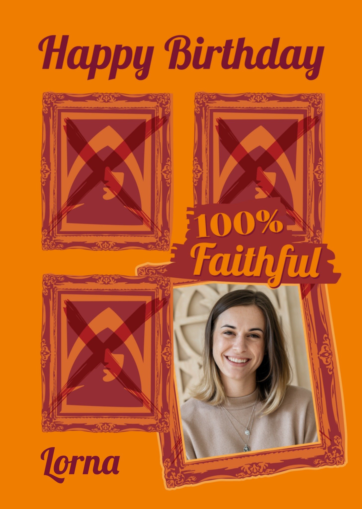 Bbc The Traitors 100% Faithful Photo Upload Birthday Card