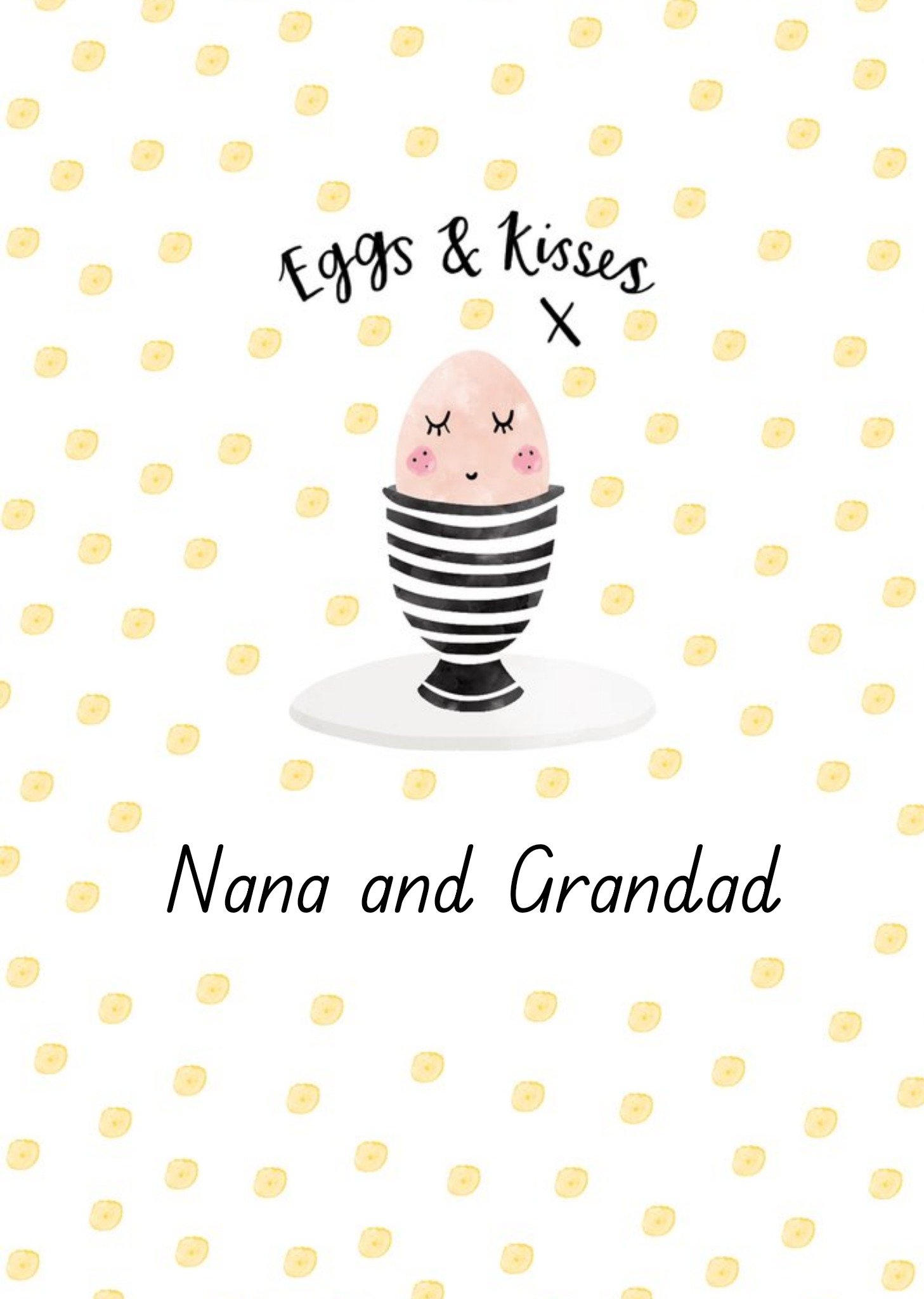Moonpig Eggs And Kisses Easter Card