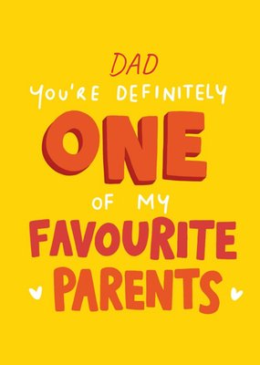 Favourite Parent Father's Day Card