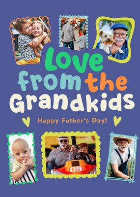 From The Grandkids Photo Upload Father's Day Card