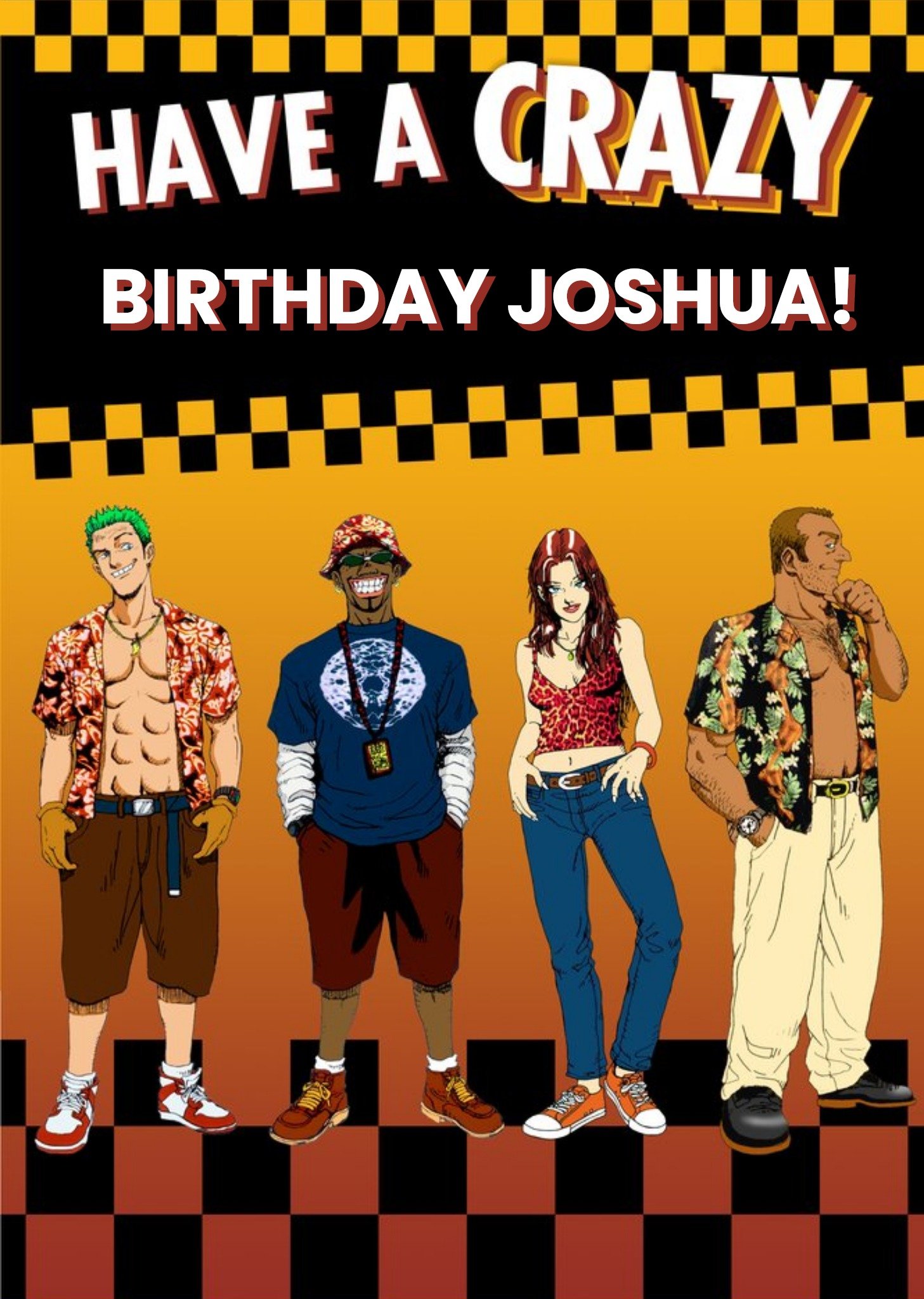 Other Sega Crazy Taxi Have A Crazy Birthday Card