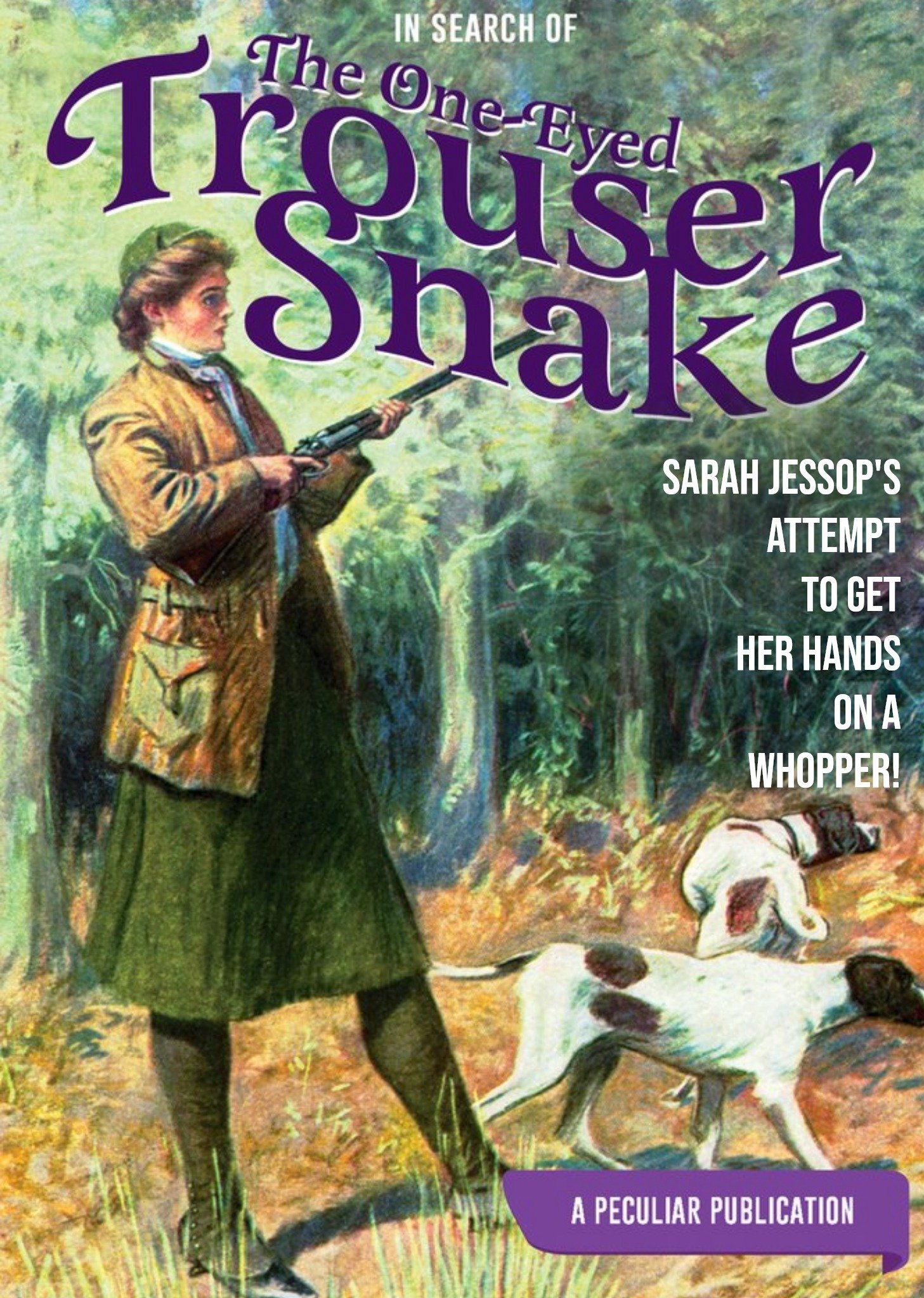 Moonpig Funny Retro Spoof Magazine Birthday Card - The One Eyed Trouser Snake - Whopper