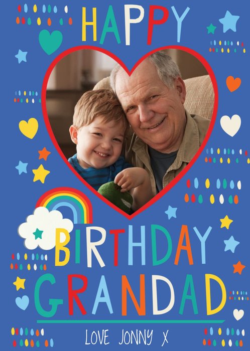 Grandad Photo Upload Birthday Card