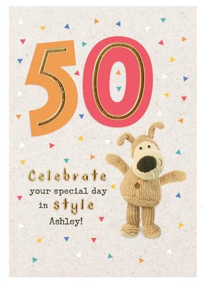 Boofle Special Day 50th Birthday Card