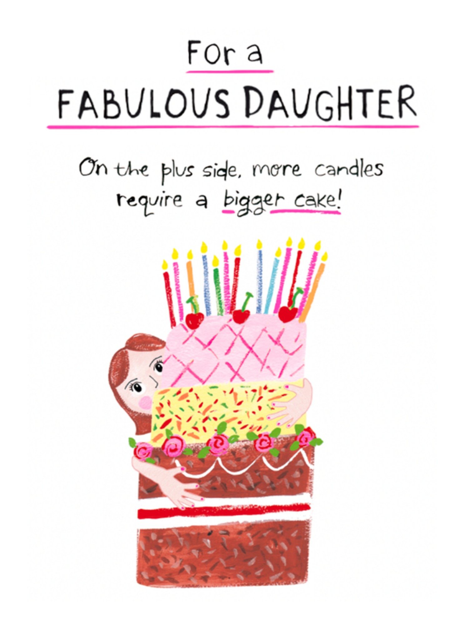Moonpig Fabulous Daughter Birthday Card