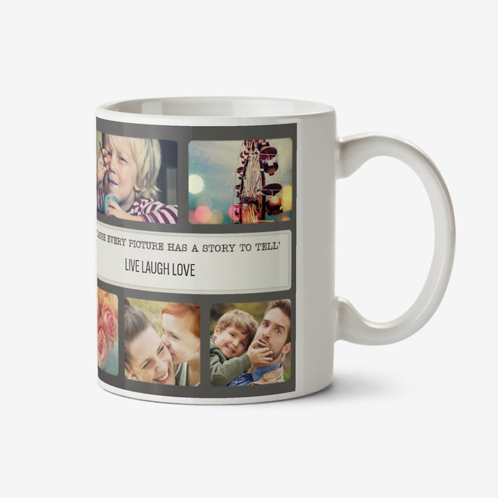 Live Laugh Love Photo Upload Mug