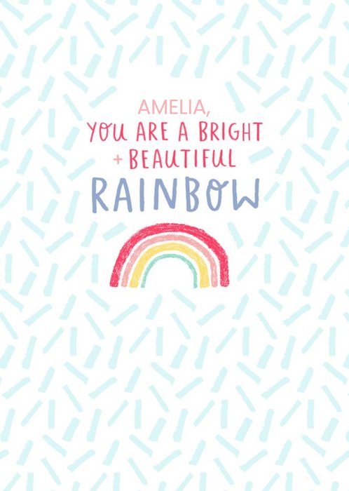 Bright Beautiful Rainbow Postcard