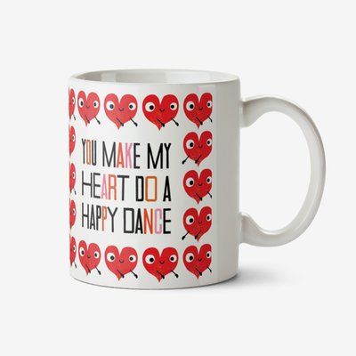 Kate Smith Co. Heart Happy Dance Photo Upload Mug