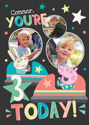 Peppa Pig Photo Upload Birthday Card