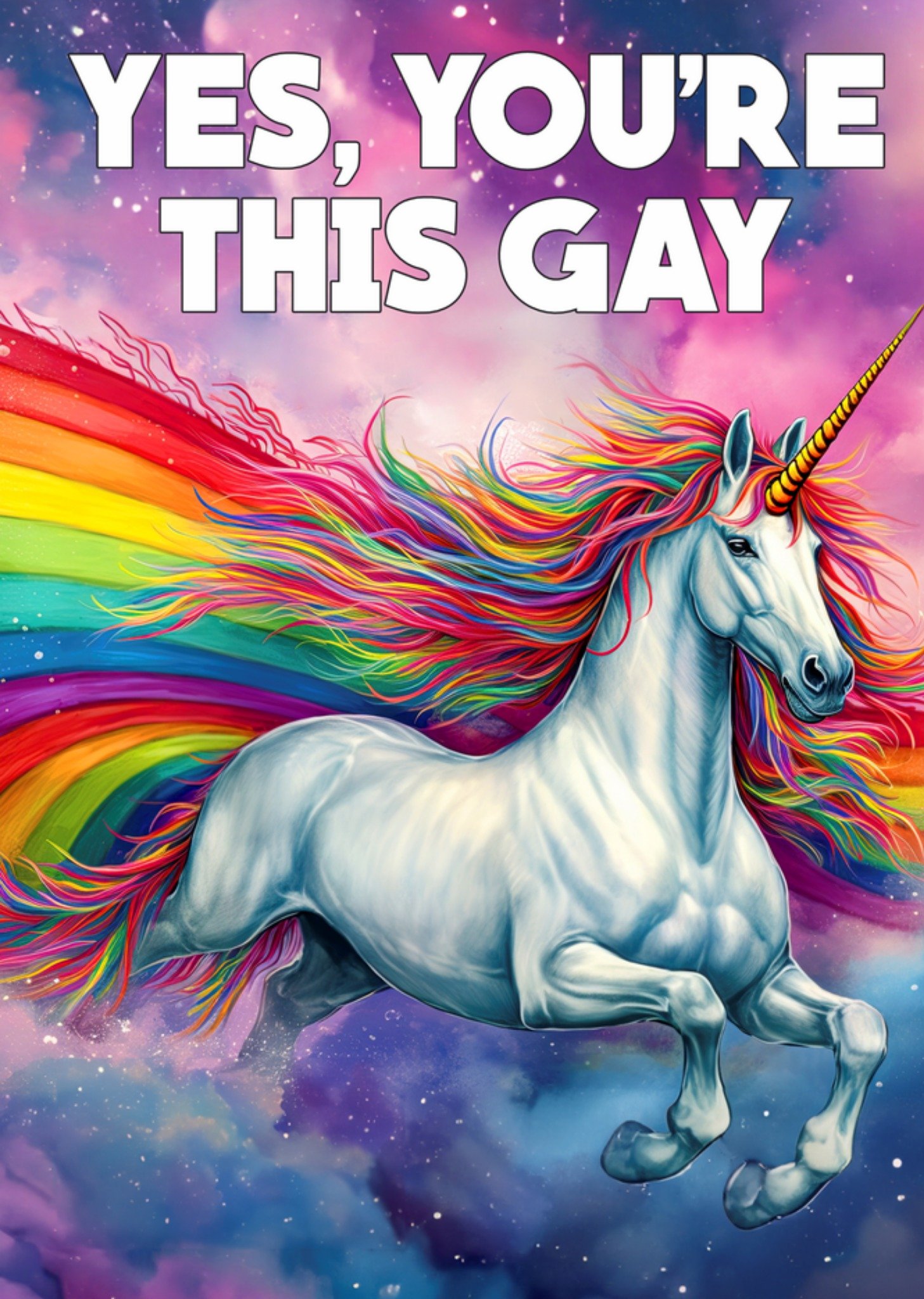 Moonpig Yes You're This Gay Card