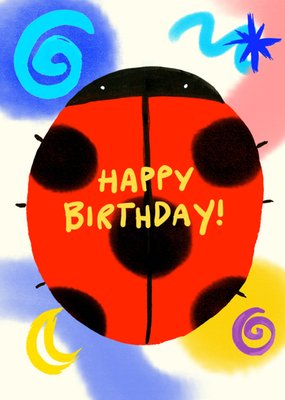 Eleanor Bowmer Illustrated Ladybird Birthday Card