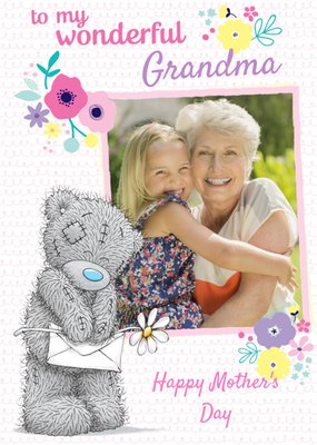 Tatty Teddy Wonderful Grandma Photo Upload Mother's Day Card