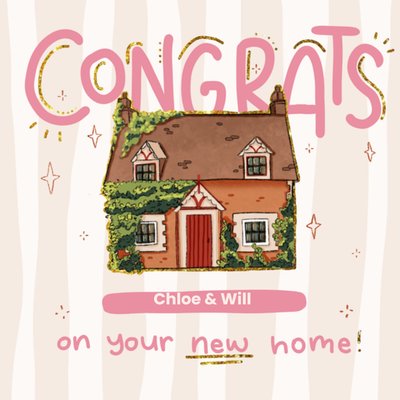 Congrats On Your New Home Card