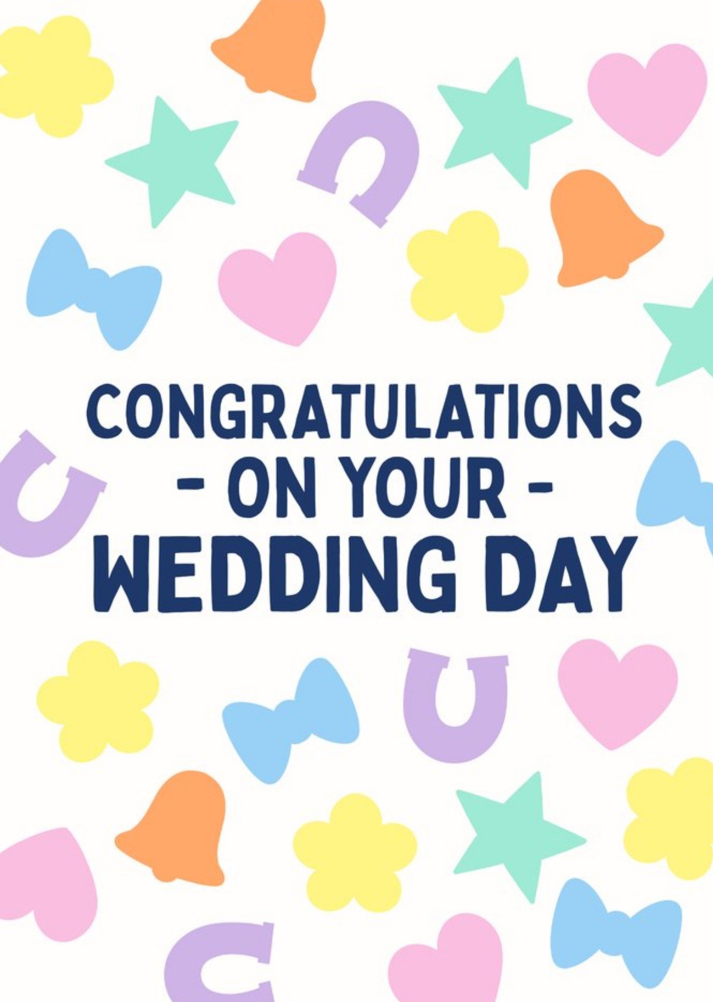 Moonpig Congratulations On Your Wedding Day Card