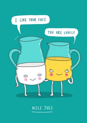 Nice Jugs Funny Card