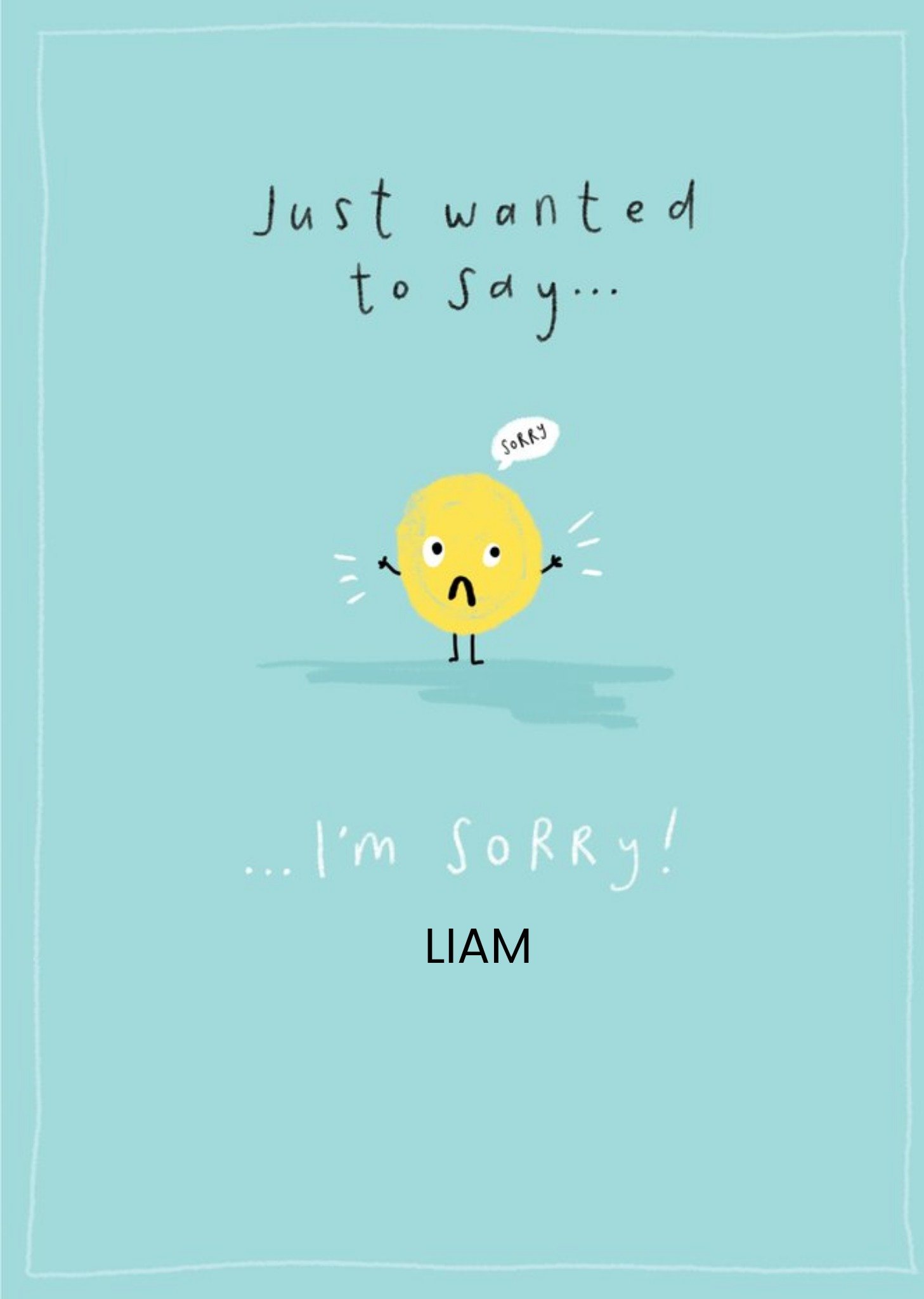 Moonpig Clintons Just Wanted To Say I'm Sorry Card