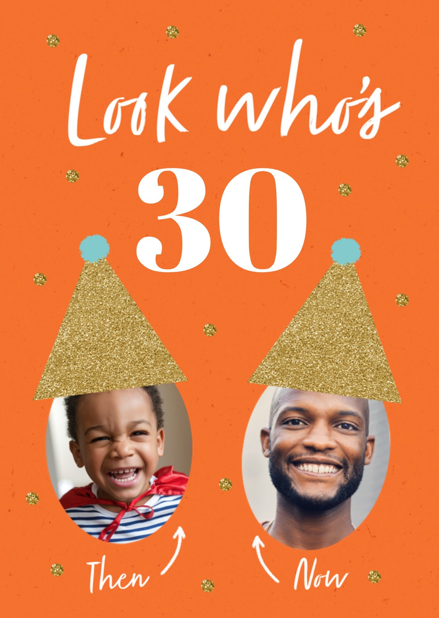 Moonpig Look Who's 30 Photo Upload Birthday Card