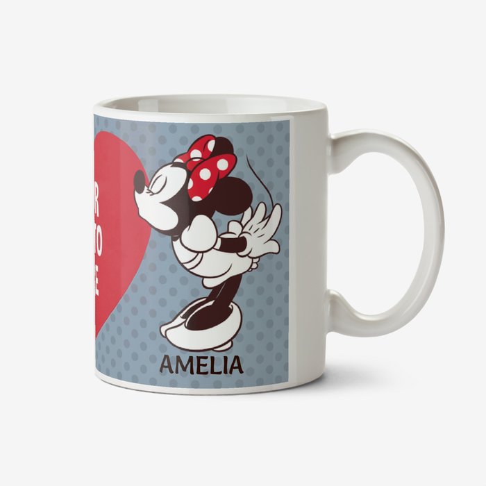 Disney Mickey Mouse Kiss Photo Upload Mug