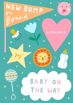 Baby On The Way Pregnancy Congratulations Card