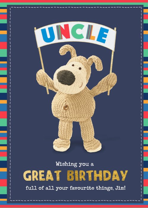 Boofle Uncle Birthday Card