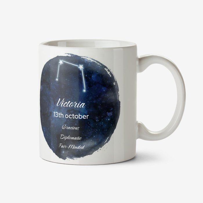 Zodiac Personalised Libra Mug