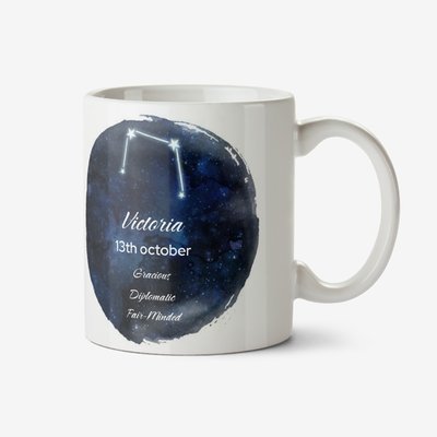 Zodiac Personalised Libra Mug