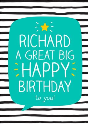 A Great Big Happy Birthday to you!