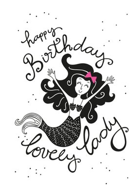 Happy Birthday Lovely Lady Card