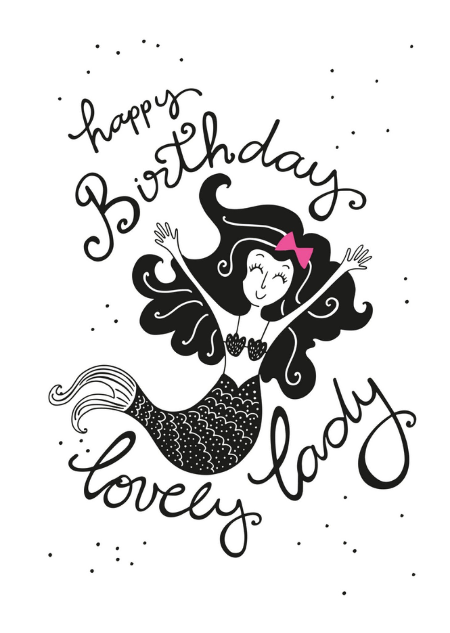 Moonpig Happy Birthday Lovely Lady Card Ecard