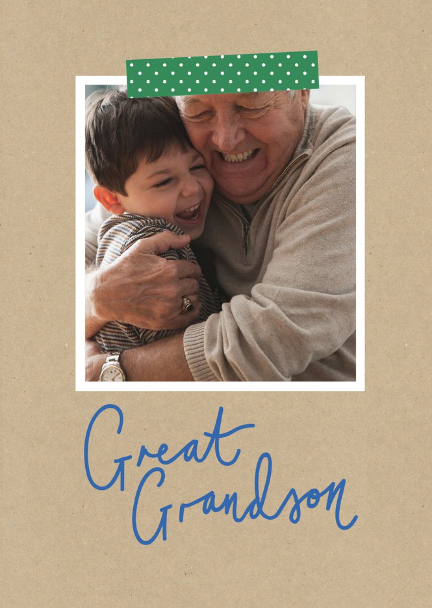 Moonpig Great Grandson Birthday Card - Photo Upload
