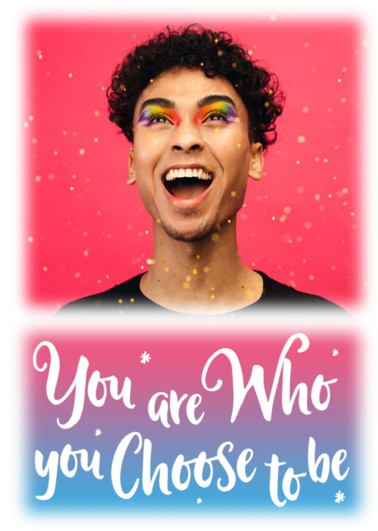 Moonpig You Are Who You Choose To Be Photo Upload Card