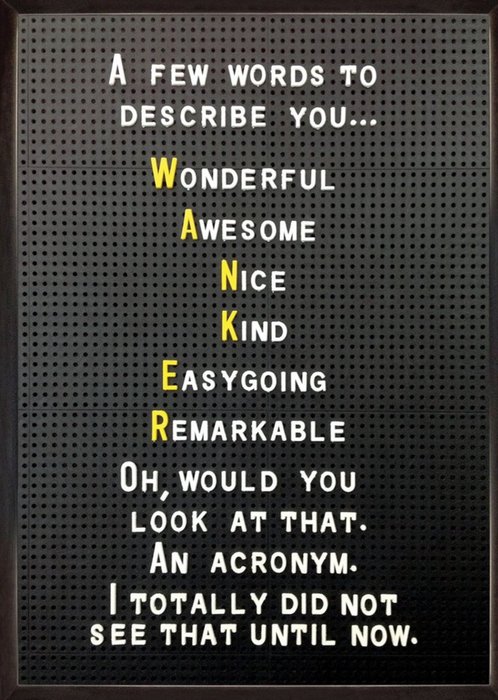 Funny Photographic Male Figurine in Armchair Rude Humour Card