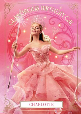Wicked Glinda the Good Witch Glamorous Birthday Gal Card